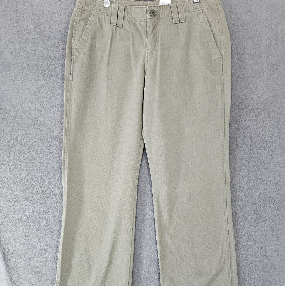 Vintage Lucky Brand Dungarees Womens 6 / 28 Green Khaki Pants Bootcut